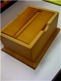 "SURPRISE & DELIGHT WOOD CIGARETTE BOX?