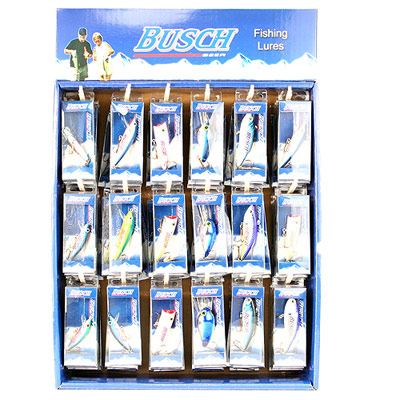 Fishing Lures Busch Beer Display