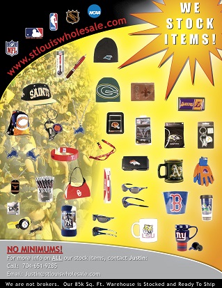 NFL, MLB, NCAA, NHL, NBA Products