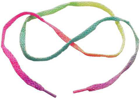 Children's Rainbow Shoelaces KL99585C