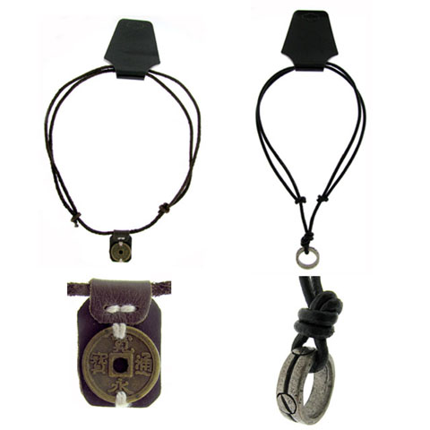 Prepriced Leather Cord Necklaces with Pendant 6PPTN956662