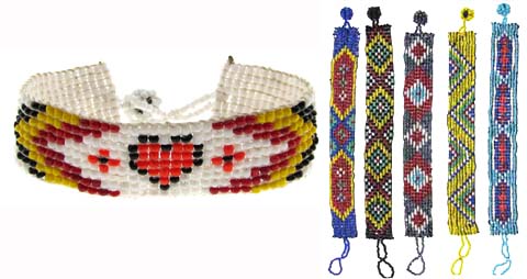 Native American Look Beaded Bracelet B1015