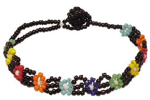 Floral Pattern Beaded Bracelet B2196