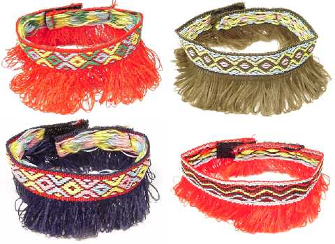 Embroidered Frill Bracelets (Style # B2419)