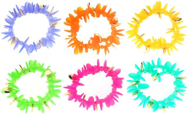Multi-Strand Pastel Bead Bracelets (Style # B35292)