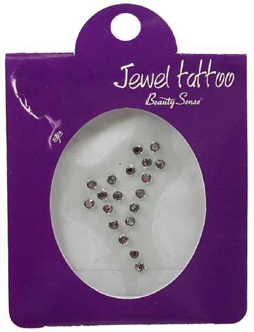 Jewel Tattoo Clear Crystal Body Tattoo (BDJ106)