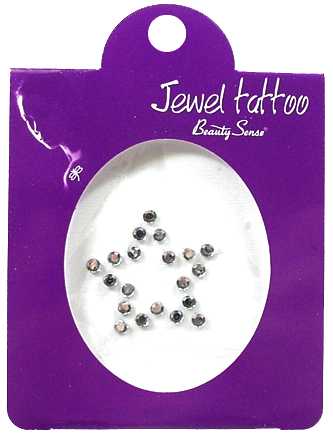 Jewel Tattoo Crystal Star Tattoo (BDJ152)