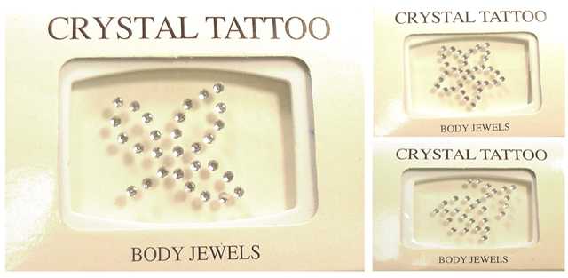 Assorted Style Crystal Tattoo (BDJ60)