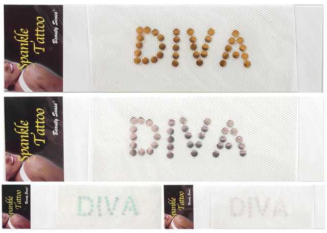 Crystal "DIVA" Tattoo (BDJ9002)