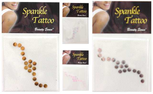 Spankle Tattoo Crystal Flower Tattoos (BDJ9007)