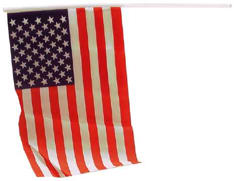 8"x11" American Flag F16