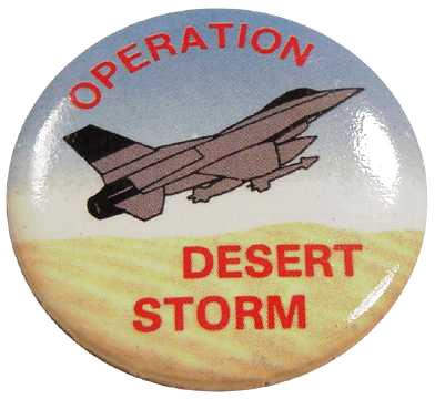 Collectible Desert Storm Pin F808