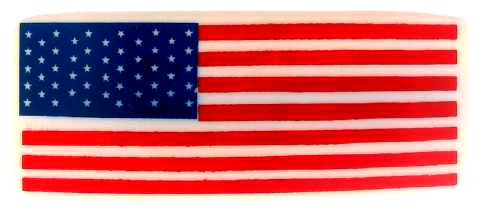 American Flag Barrette FH18284