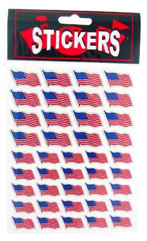 Waving Flag Sticker Display Unit FS99110