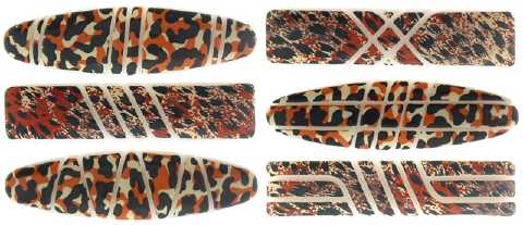 Assorted Leopard Print Acrylic Barrette H48490