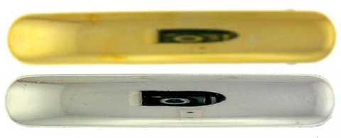 Gold & Silver Acrylic Barrettes H51B