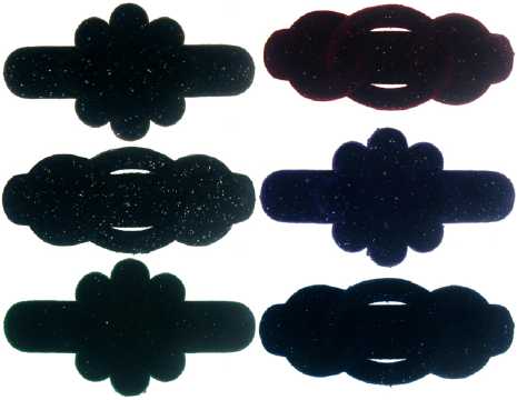 Assorted Shape Felt Barrette H56639