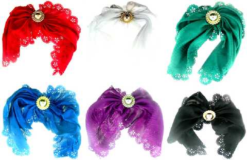 Assorted Color Bow Style Barrette H6714