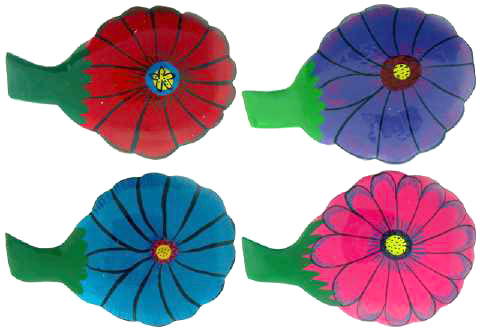 Colorful Flower Barrettes H69