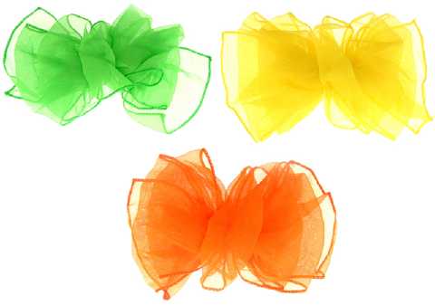 Assorted Color Fabric Barrette H7226