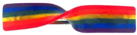 Rainbow Striped Barrette H678187