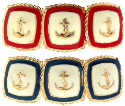 Nautical Look Barrettes H7D