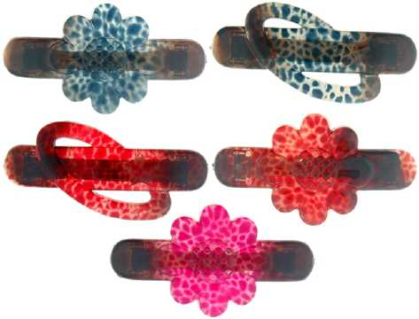 Assorted Colors & Shapes Barrette H94050