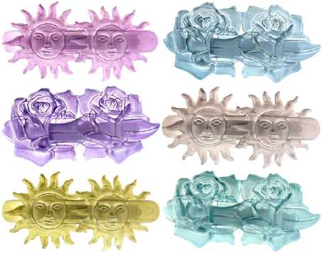 Assorted Shapes & Colors Barrette H94650