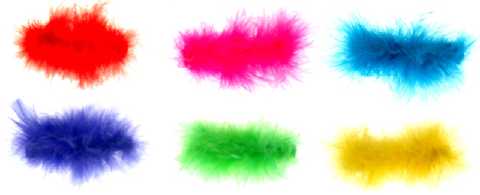 Assorted Color Feather Barrette H96435