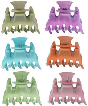 Assorted Color Acrylic Hair Claw HBC3008