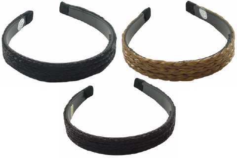 Assorted Braided Synthetic Hair Headband HBK298
