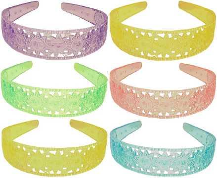 Pastel Acrylic Horseshoe Headband HBK49908