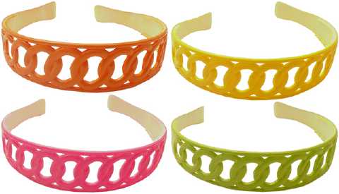 Bright Linked Circles Headband HBK59224