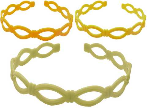 Citrus Colors Acrylic Headband HBK59365