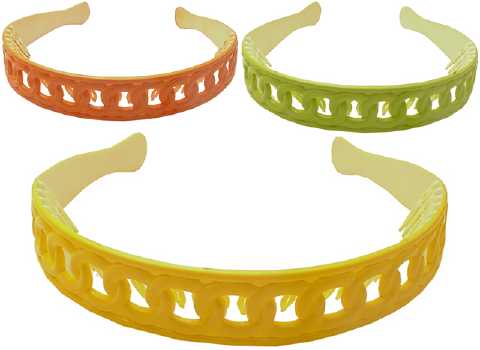 Citrus Colors Acrylic Comb Headband HBK59402