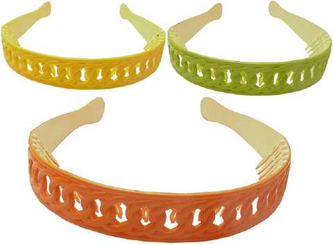 Citrus Colors Acrylic Comb Headband HBK59403
