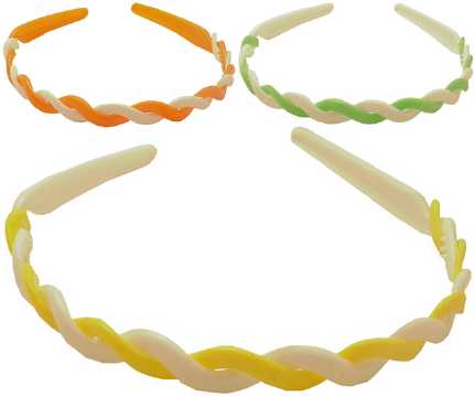 Citrus Colors Twist Comb Headband HBK59414