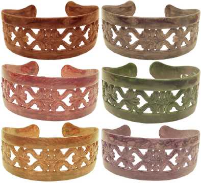 Ornate Pattern Wide Acrylic Headband HBK59663