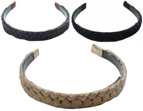 Braided Synthetic Hair Headband HBK609