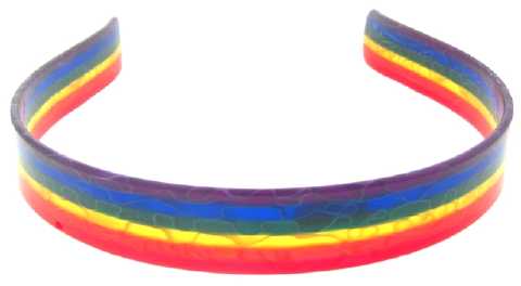 Rainbow Acrylic Headband HBK78076