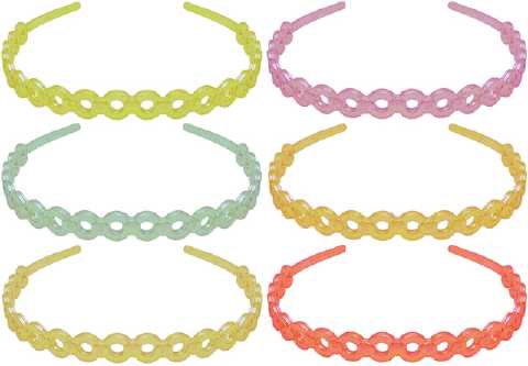 Assorted Color Thin Acrylic Headband HBK9050