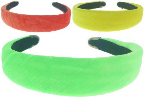 Bright Velveteen Covered Headband HBK9284