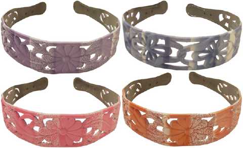 Marbled Floral Design Headband HBK99502