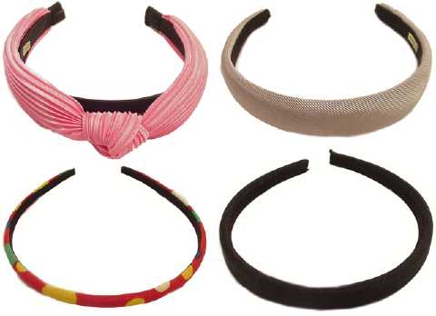 Fabric Covered Headband Assortment HBKA1