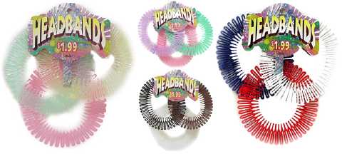 Assorted Circular Hair Combs HC103