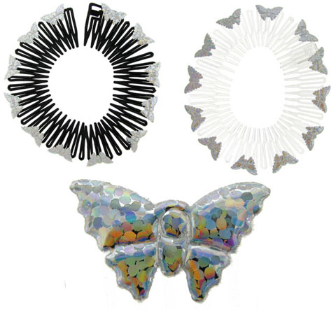 Butterfly Circular Hair Comb HC1128