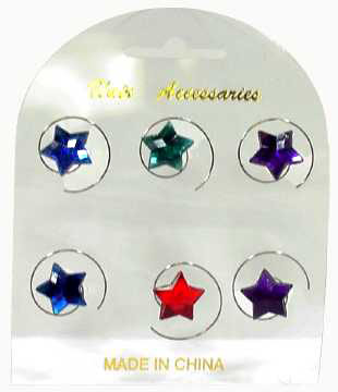 Acrylic Star Hair Coils HC2504