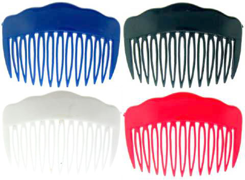 Assorted Color Acrylic Hair Combs HC35197
