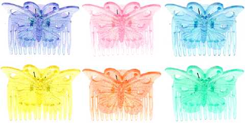 Colorful Butterfly Hair Combs HC9069