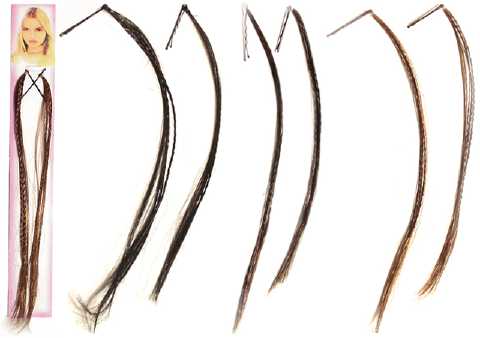 Natural Colors Synthetic Hair Braid on Bobby Pin HH1706